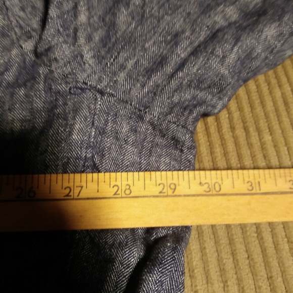 Mens Denim Blue Big and Tall Blazer - Picture 4 of 6